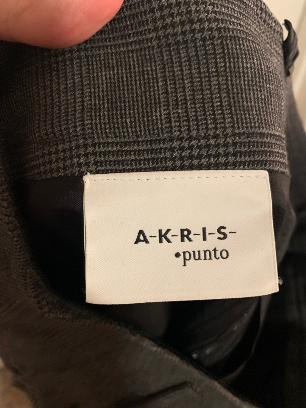 Akris Punto Gray Plaid Skirt Suit - Picture 10 of 12